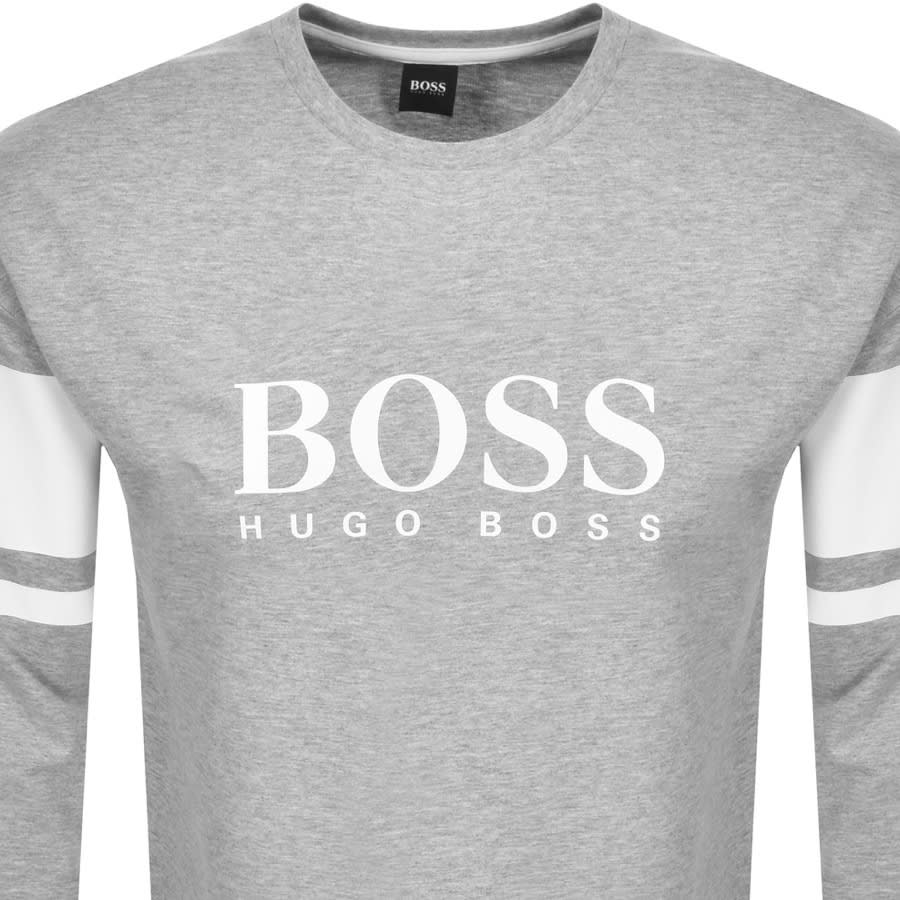 Alternative Image for ProductBOSS Bodywear Authentic Sweatshirt Grey2